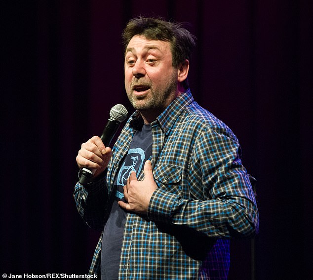 Sean Hughes (pictured in 2013), who died aged 51 in 2017, has seen his £4million portfolio of property assets passed to the homelessness charity Shelter