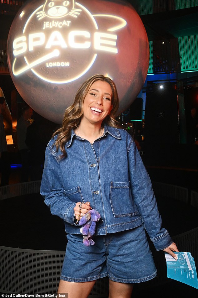 Brushing off the rumour mill, Stacey made an appearance at the launch of the Jellycat Global Space Collection at The Science Museum