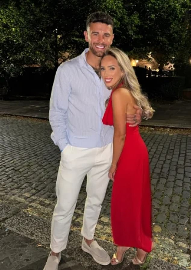 While fans had hoped there could be a new romance for the Big Brother sta, Sam is very much taken, and is in fact engaged to his childhood sweetheart Grace Richardson (pictured)