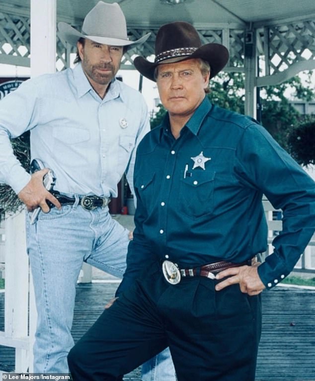 Six Million Dollar Man star Lee Majors took to Instagram to share his tribute. 'We lost a dear friend @chucknorris today¿ and my heart goes out to his family,' the ex-husband of the late Farrah Fawcett began