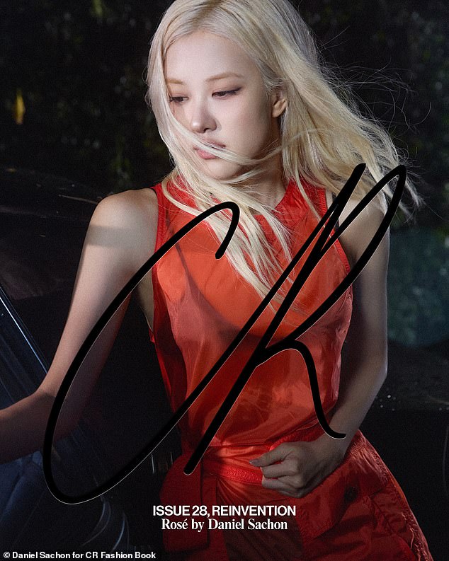 BLACKPINK star Rosé looked incredible as she covered CR Fashion Book's April issue on Friday