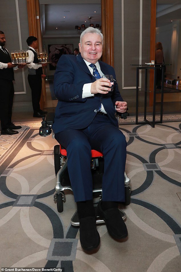 Eamonn Holmes has said his girlfriend Katie Alexander is 'the perfect tonic' to his health woes (pictured this week)