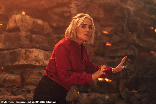 Millie played the role of Kelly Neelan in the ITV soap from 2019 until 2022, before going on star as Ruby Rise  in Doctor Who (pictured) and later The Forsytes.