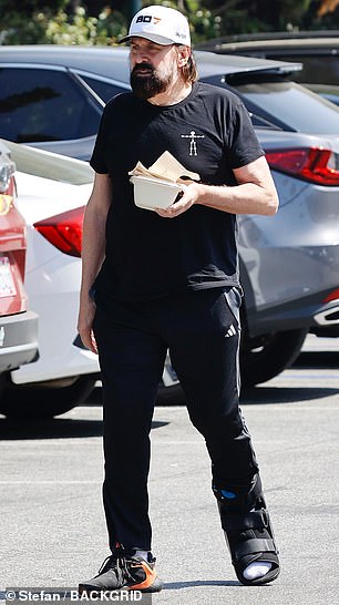 The star stepped out for a rare outing in Beverly Hills on Tuesday as he picked up lunch at the upscale market Bristol Farms