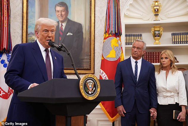 'There were a lot of problems with the house - I blame him - that didn't get caught during inspection and a lot of drama with the house,' Handler claimed, referring to RFK Jr.; seen in 2025 in Washington D.C.