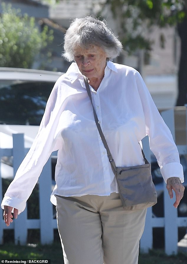 This screen legend has been married to her famous husband for 75 years