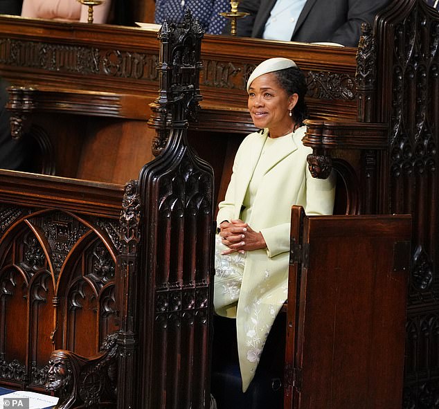 In the absence of her father Thomas, Meghan she wanted her mother, Doria, to escort her down the aisle...