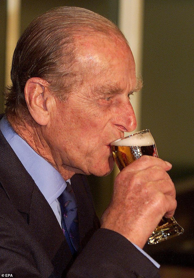 On his final night, Prince Philip outwitted his nurses to sneak off for a refreshing pint of beer