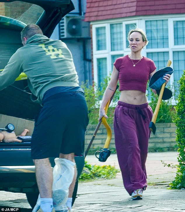 Chloe Madeley came to the rescue of her ex-husband James Haskell after he was involved in a car crash while out driving with their daughter Bodhi on Saturday