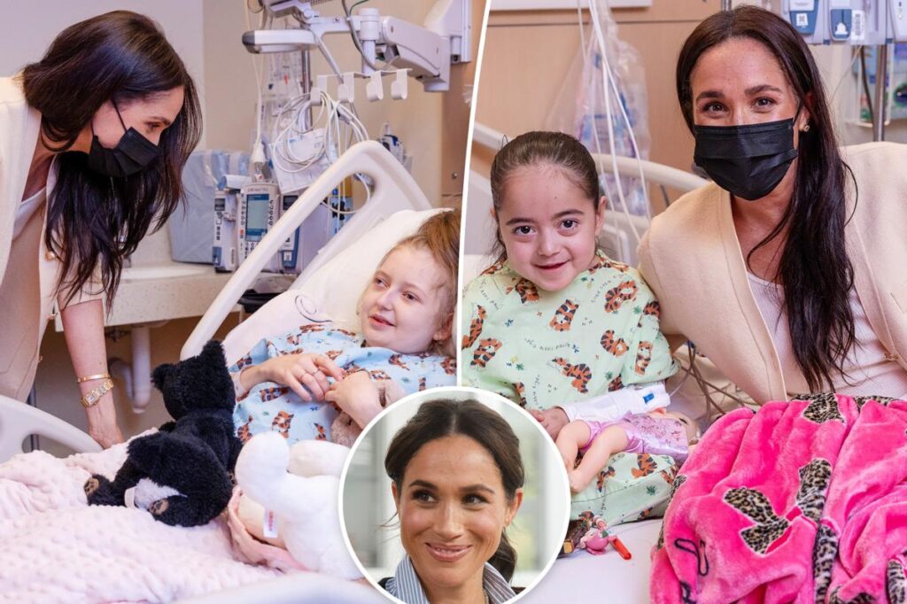 Meghan Markle visits patients at LA children's hospital after Netflix debacle