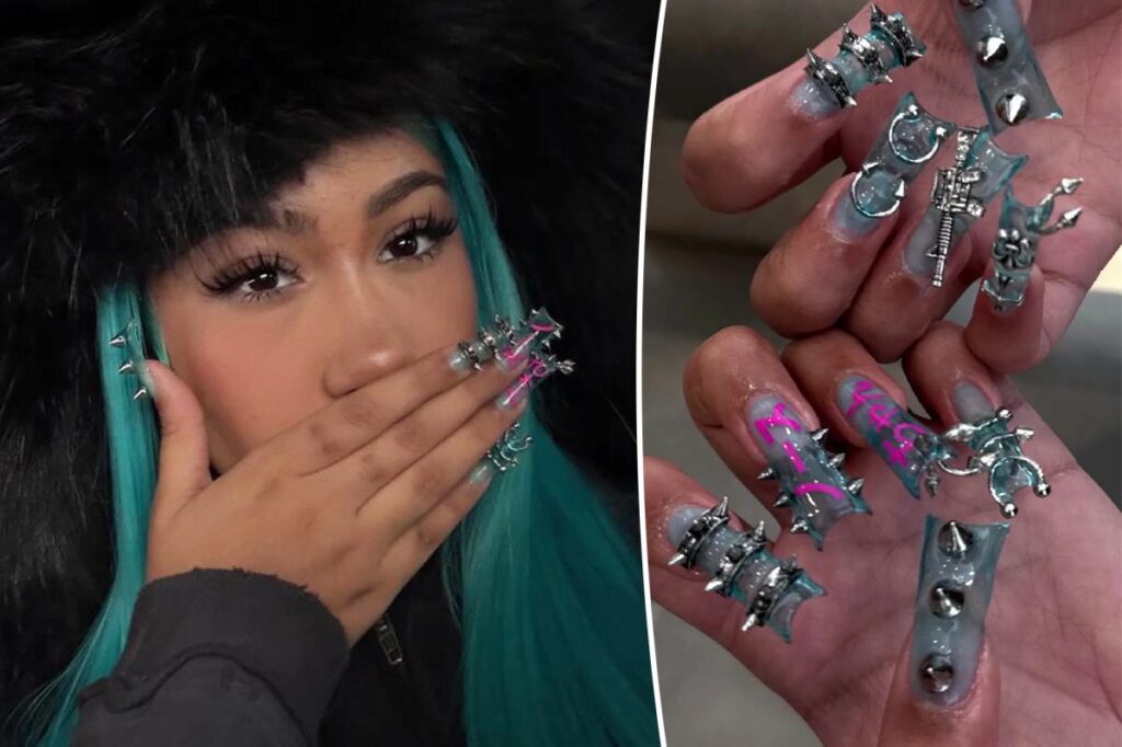 North West, 12, debuts new manicure with spikes, piercings North West, 12, debuts new manicure with spikes, piercings