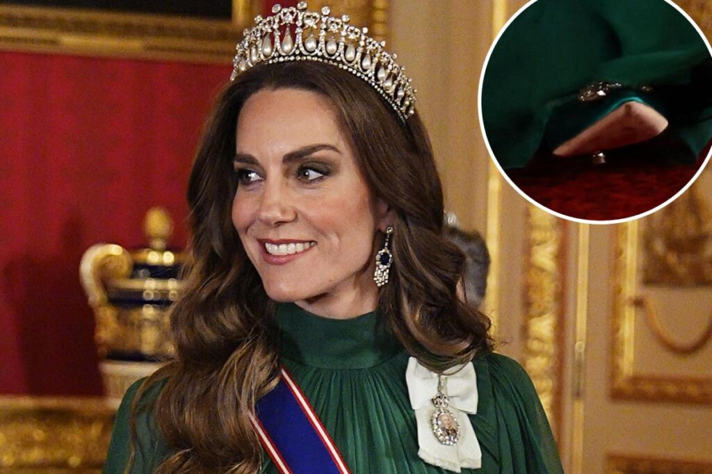 Kate Middleton steps out for Nigerian state banquet in Carrie Bradshaw’s favorite heels