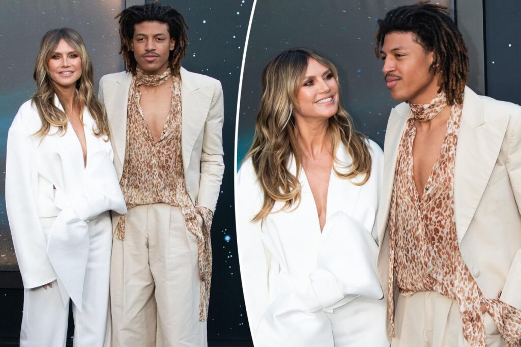 Heidi Klum’s son Henry Samuel, 20, towers over model on red carpet Heidi Klum's son Henry Samuel, 20, towers over model on red carpet