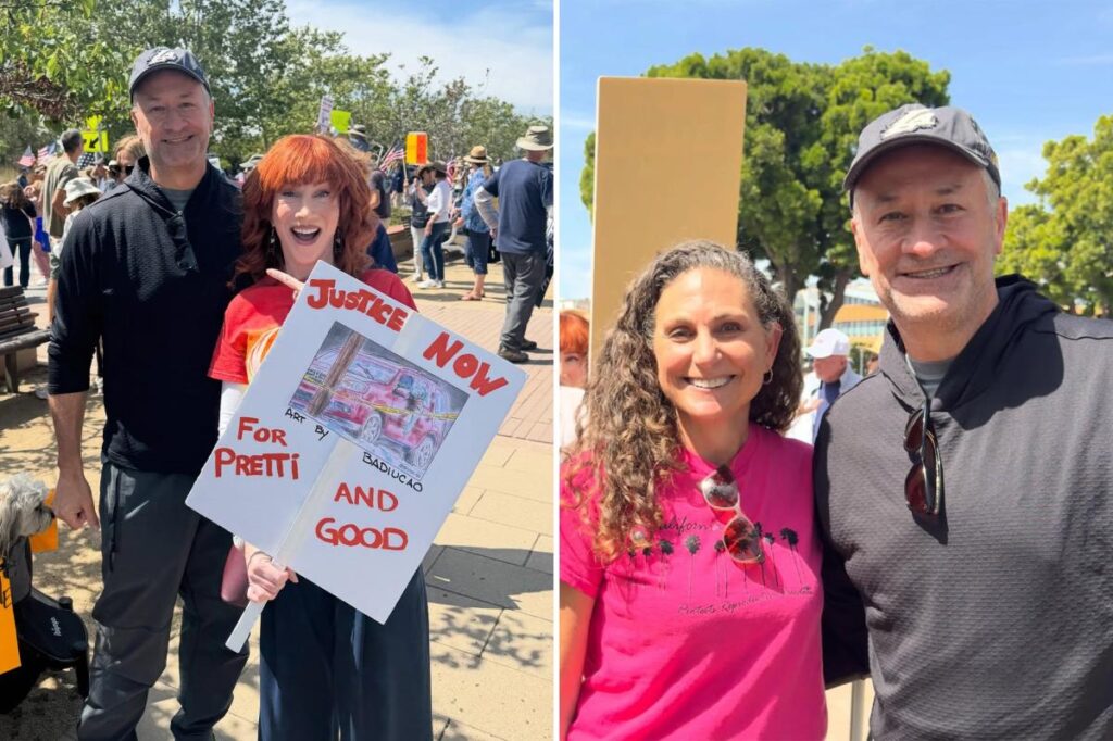 Kamala husband Doug Emhoff with celebrities at ‘No Kings’ Malibu Kamala husband Doug Emhoff with celebrities at 'No Kings' Malibu