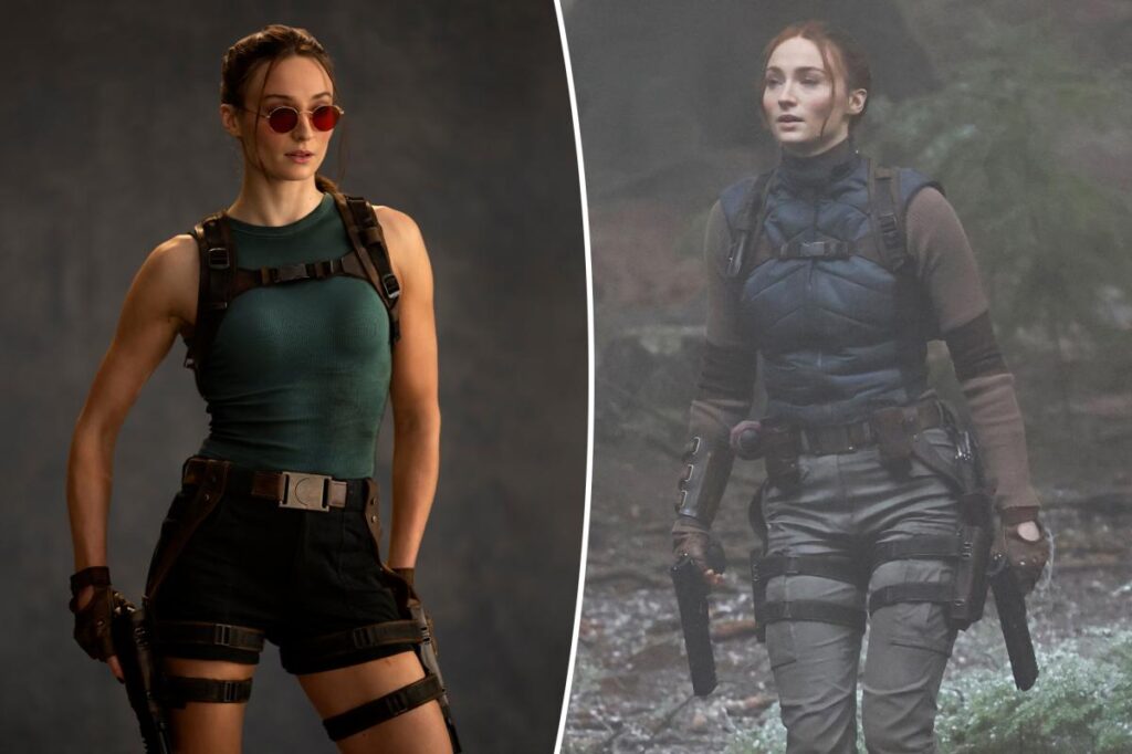 Sophie Turner's Lara Croft reboot shut down temporarily due to injury