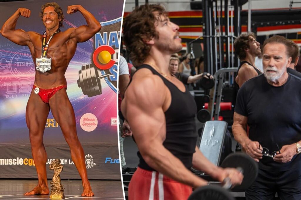 Arnold Schwarzenegger’s look-alike son, Joseph Baena, wins first bodybuilding competition Arnold Schwarzenegger's look-alike son, Joseph Baena, wins first bodybuilding competition