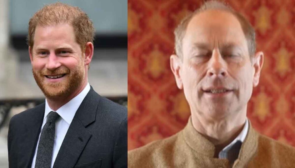 Prince Edward's video follows Prince Harry's