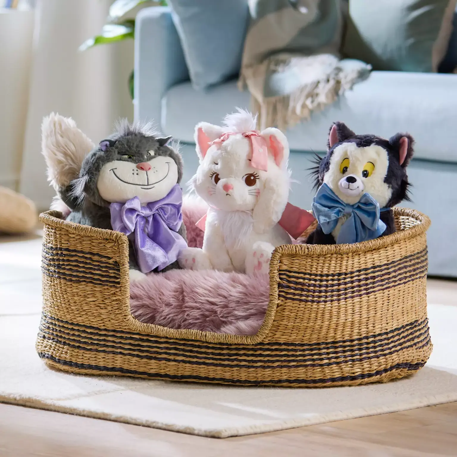 Marie, Figaro, and Lucifer Plush Arrive On International Rescue Cat Day on Disney Store The latest international merchandise arrivals at Disney Store, plushies of Marie, Figaro, and Lucifer, arrived just in time for International Rescue Cat Day. All of the plushes are imports to the Disney Store from Disney Store Japan.