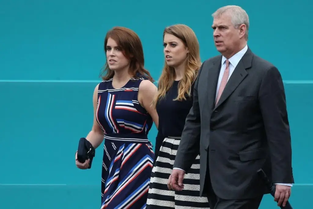 Britain's Princess Eugenie of York (left) and Princess Beatrice of York (right), daughters of Mr Andrew Mountbatten-Windsor, will not attend the traditional annual gathering for the family.
