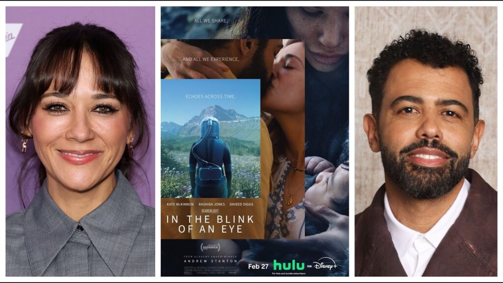 In The Blink Of An Eye cast interviews with Rashida Jones, Daveed Diggs, Andrew Stanton, Colby Day