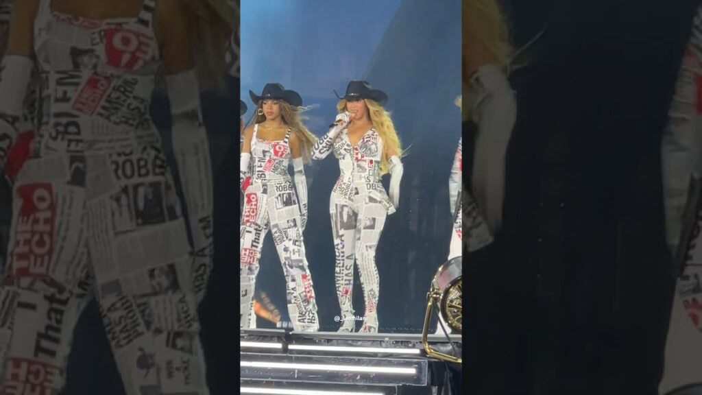 FORMATION! Blue Ivy & Beyonce in another iconic performance (Cowboy Carter Tour) #beyonce #blueivy