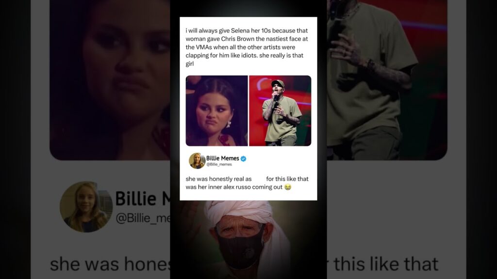 Selena Gomez’s Disgusted Reaction to Chris Brown at the VMAs Has the Internet SHOOK 😤🔥 Selena Gomez's Disgusted Reaction to Chris Brown at the VMAs Has the Internet SHOOK 😤🔥