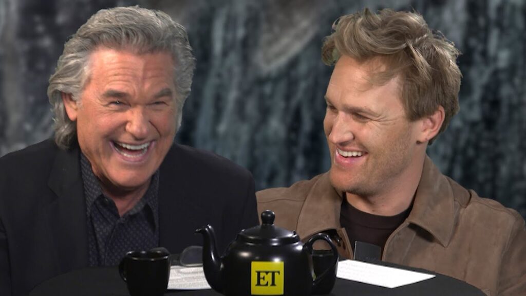 Kurt Russell CRACKS UP Over Why Son Wyatt Was 'Hesitant' to Work Together | Spilling the E-Tea