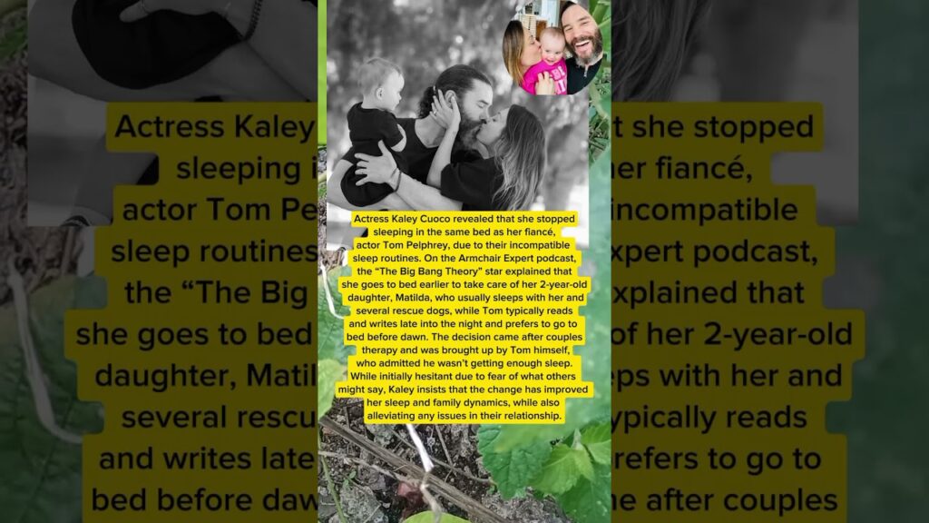 The reason why Kaley Cuoco can't sleep with her fiancé #kaleycuoco#hollywoodbuzz #english #hollywood