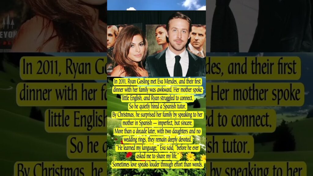 Ryan Learned Spanish for Love ❤️#RyanGosling #CelebrityLove #RelationshipGoals Ryan Learned Spanish for Love ❤️#RyanGosling #CelebrityLove #RelationshipGoals