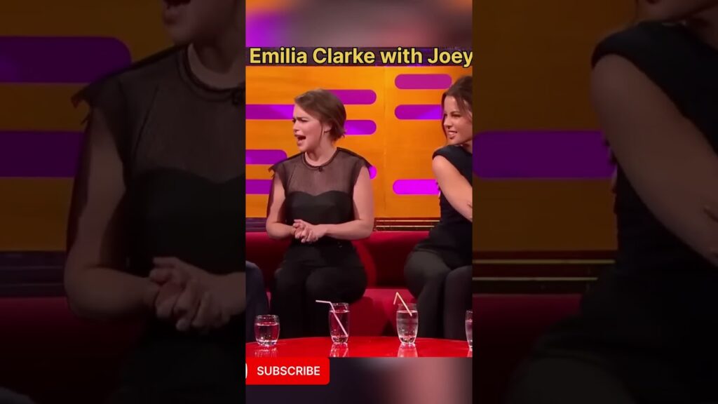 Emilia Clarke with Joey Blushing #friends #gameofthrones #humor #funny #comedy Emilia Clarke with Joey Blushing #friends #gameofthrones #humor #funny #comedy