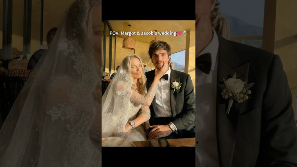 Margot Robbie and Jacob Elordi's wedding💗💍#wutheringheights #margotrobbie #jacobelordi #picwizai