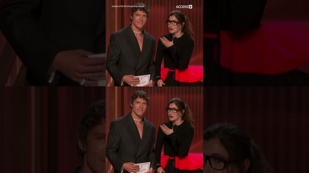 Connor Storrie & Kathryn Hahn Present At 2026 SAG Awards Connor Storrie & Kathryn Hahn Present At 2026 SAG Awards