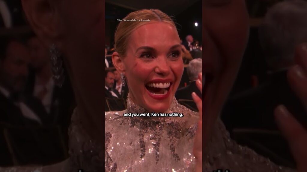 Amy Madigan let her inner thoughts win. 🤣 #ActorAwards. (🎥: 32nd Annual Actor Awards)