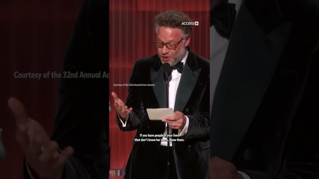 Seth Rogen Accepts Award On Behalf Of Catherine O'Hara