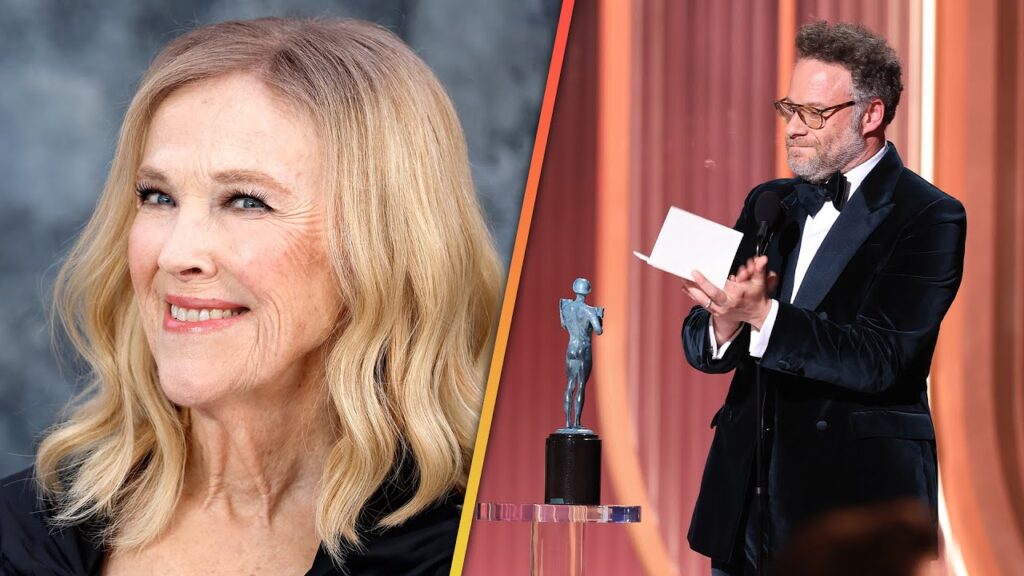 Actor Awards: Seth Rogen Emotionally Accepts Late Catherine O'Hara's Win