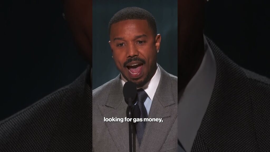 Michael B. Jordan wins Best Male Actor at The Actor Awards #shorts