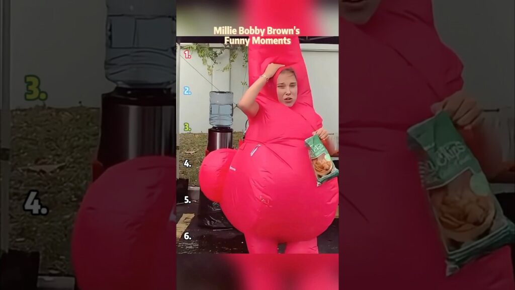 Millie Bobby Brown is so quirky and cute! #milliebobbybrown #funny #fyp