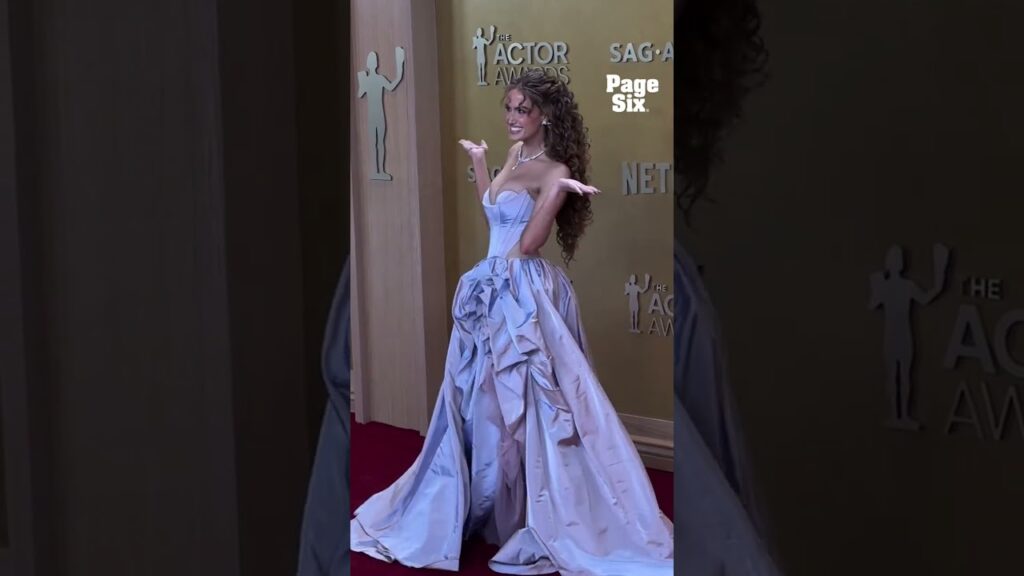 Influencer Haley Kalil just touched down on the Actor Awards carpet #shorts