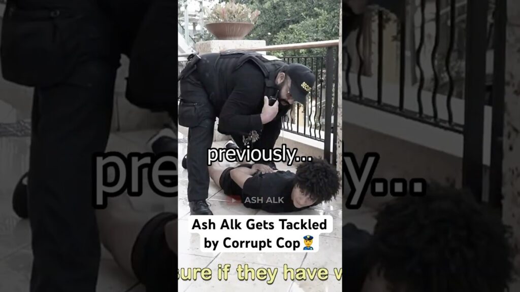 10 Cops Tackled & Arrested Me.. 💀👮 via: @AshAlkk