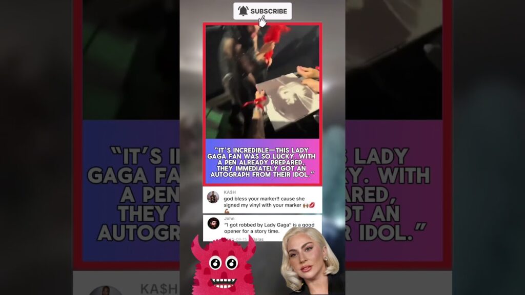 this Lady Gaga fan was so lucky #ladygaga  #concerts