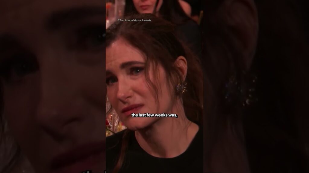 Seth Rogen honors Catherine O'Hara after her win at the #ActorAwards. (🎥: 32nd Annual Actor Awards)