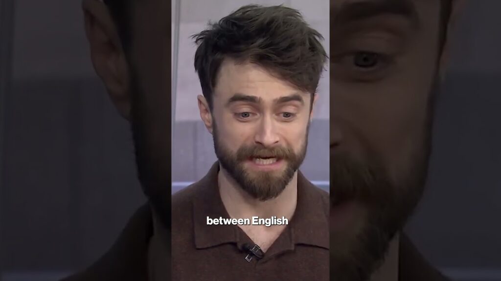 Daniel Radcliffe says son has 'bizarre' accent #shorts