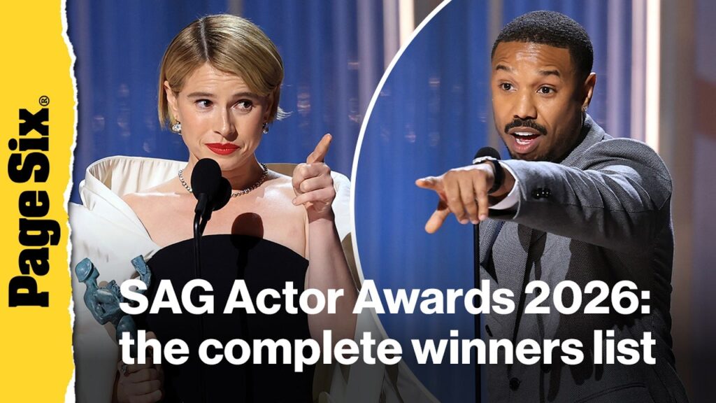 SAG Actor Awards 2026: the complete winners list