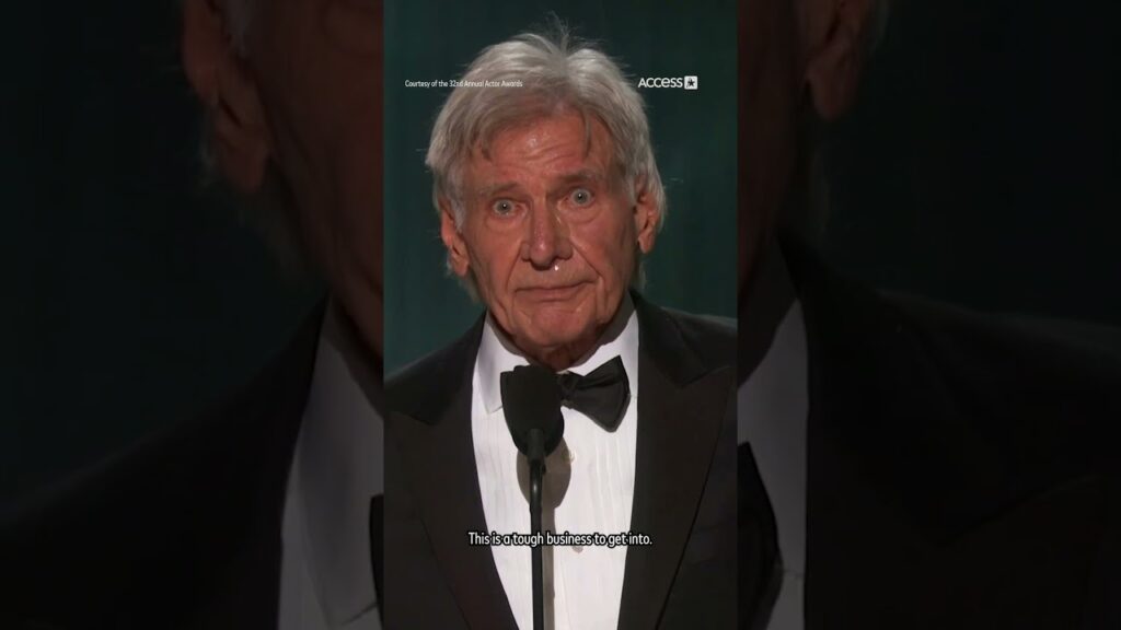 Harrison Ford Brings Room To Tears While Accepting Lifetime Achievement Award At Actor Awards