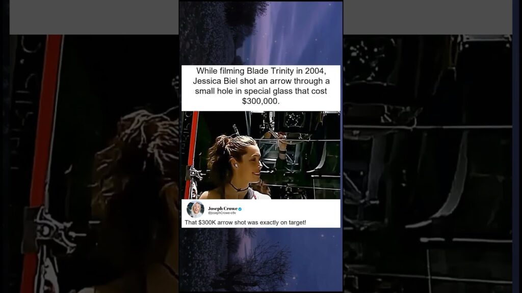 Jessica Biel’s $300K Arrow Shot on Blade Set
