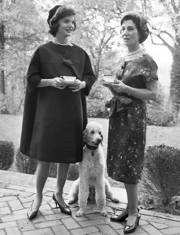 Jackie Kennedy with her mother Janet Lee AuchinclossCredit: Bettmann/Getty
