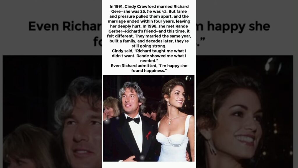 Cindy Crawford married Richard Gere—she was 25, he was #richard #usa #hollywood