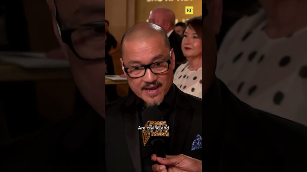'The Pitt's Isa Briones is joined by her dad, Jon Jon Briones, on the #ActorAwards carpet. 🥹