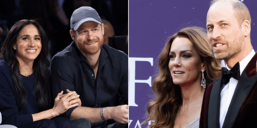 Prince Harry and Meghan Markle send 'secret message' to Prince and Princess of Wales