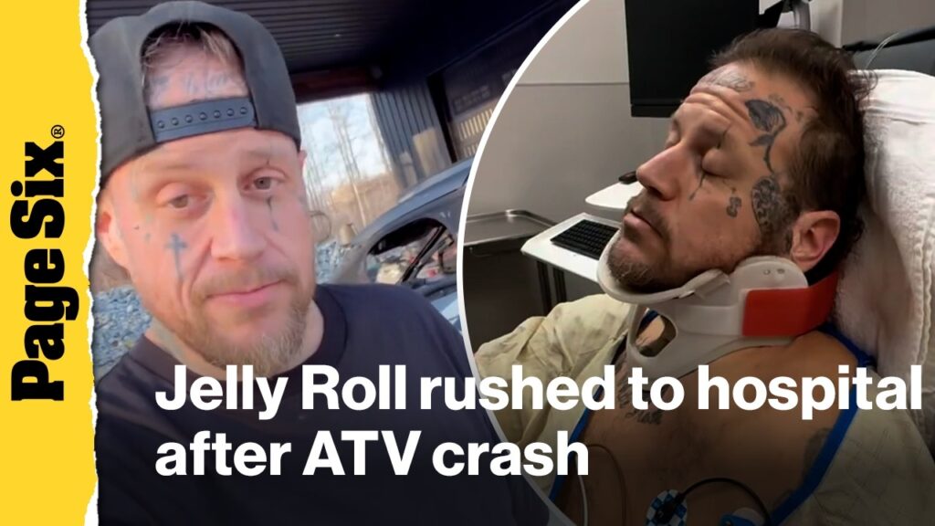 Jelly Roll shares he was rushed to hospital after flipping ATV in terrifying crash earlier this year
